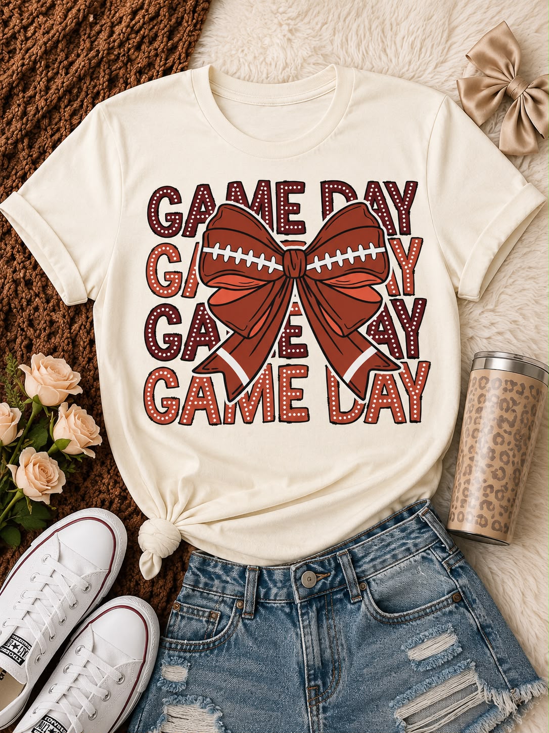 Football 🏈 Bow - Game Day