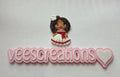 #13 Puerto Rico Plena Girl Clay Doll