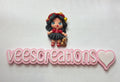#18 Mexico Girl & Monkey Clay Doll