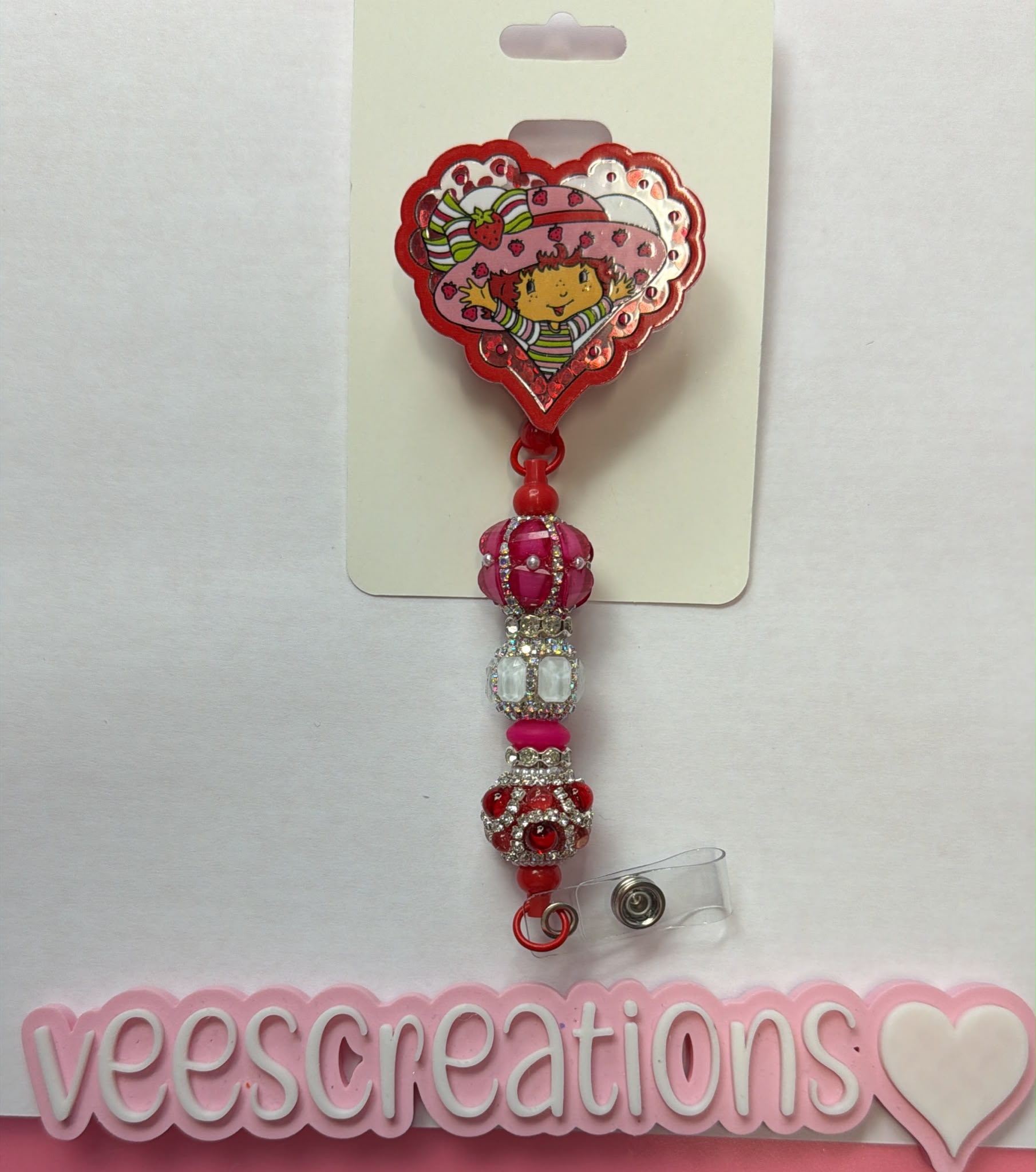 Strawberry Girl Badge Reel