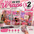 $2 - 16oz Uv Dtf Cup Wraps Only For Business