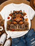 Hey Fall - Highland Cow