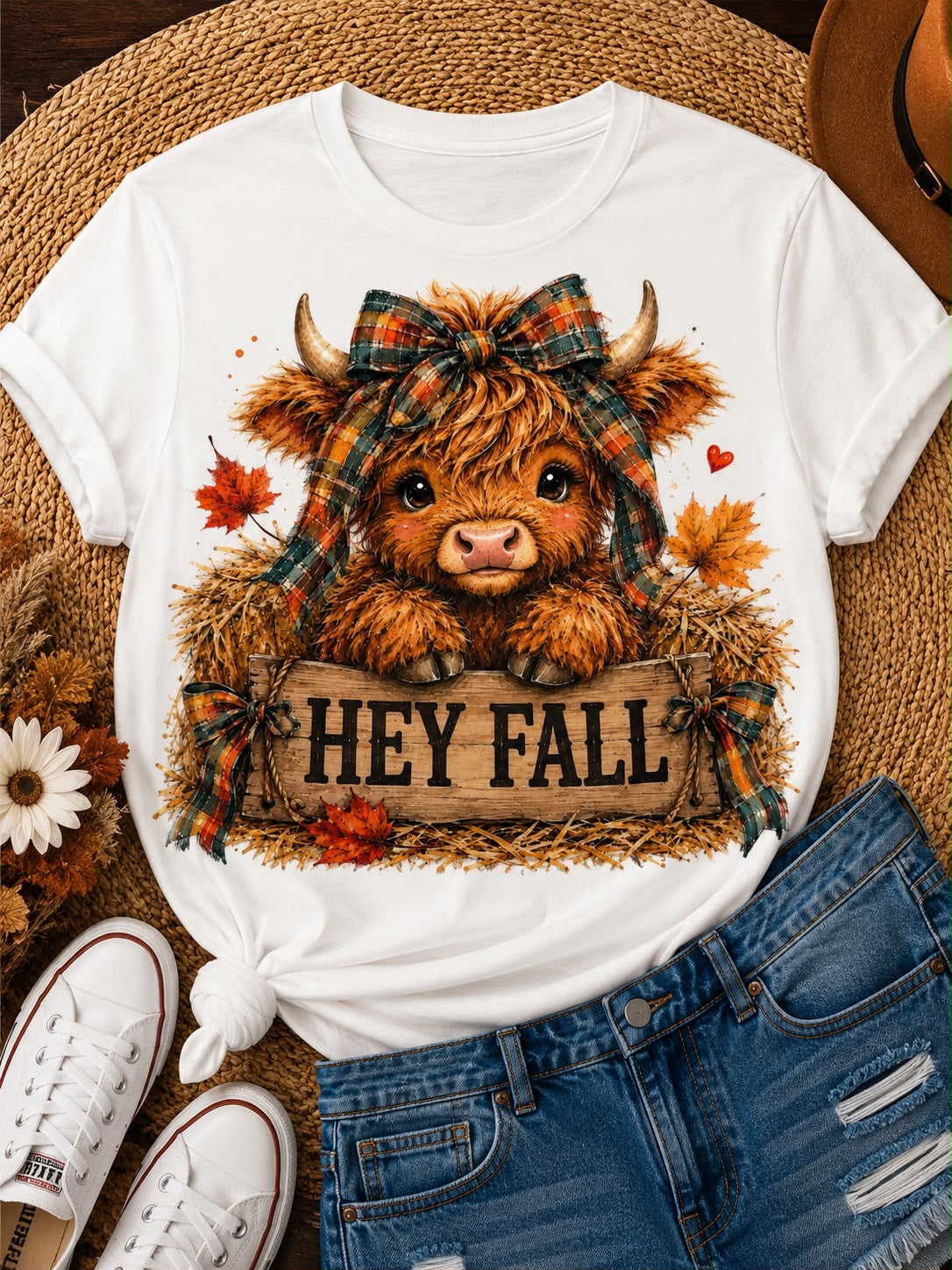 Hey Fall - Highland Cow