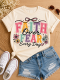 Faith Over Fear / Colorful Shirt
