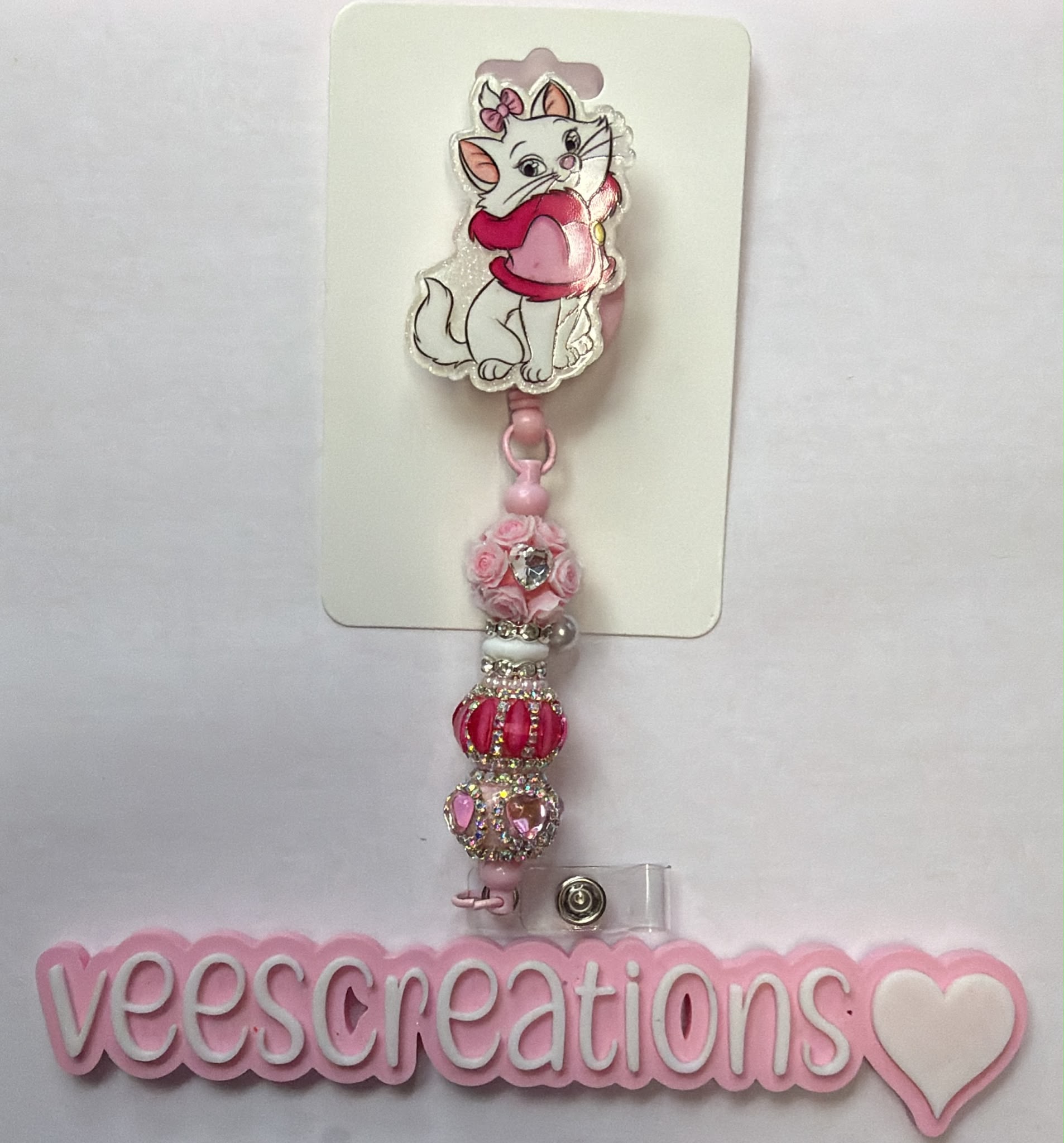 Marie Cat Badge Reel