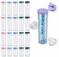 20oz Plastic Colorful Lid Tumbler Water Bottle