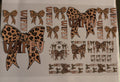 Cheetah Brown Wife Bows