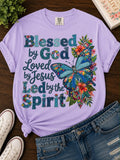 Blue Blessed By God, Loved by Jesus & Led by the Spirit
