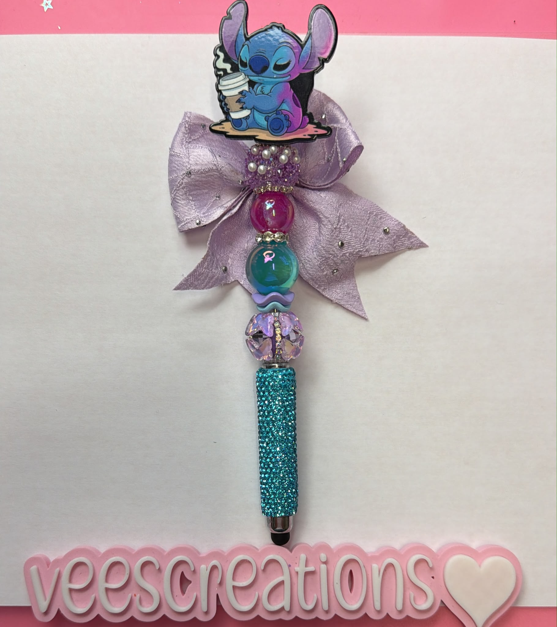 Blue Stitch Stylus Pen