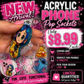 New Acrylic Phone Pop Socket