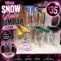 17oz Acrylic Colorful Snow Globe Coffee Mug