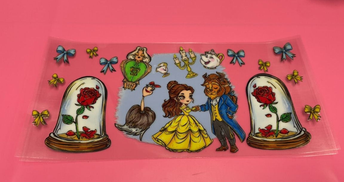 Beauty & The Beast - Roses & Bows