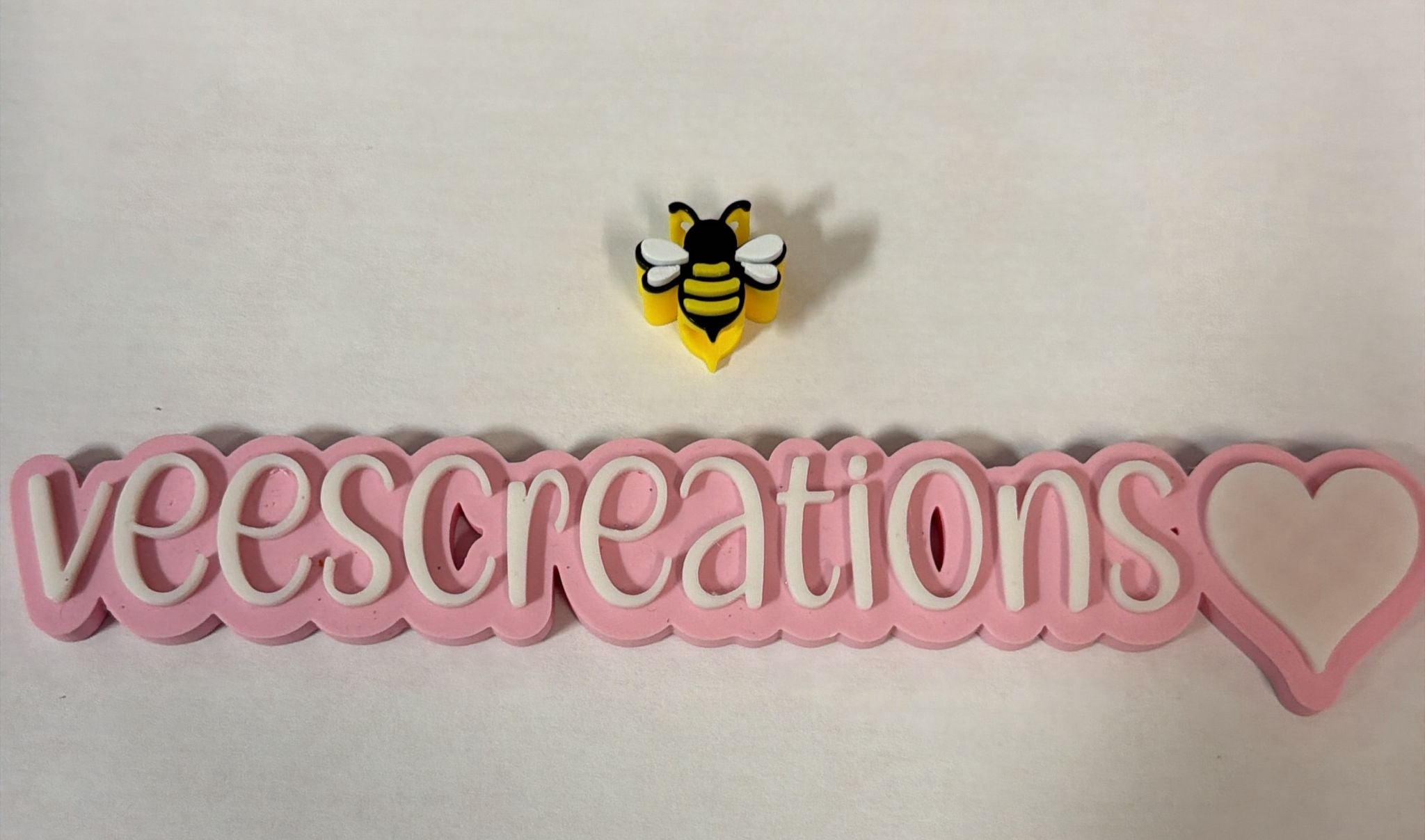 #45 Bee 3D Straw Topper