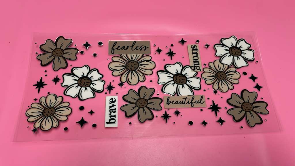 Brown Flower Motivational