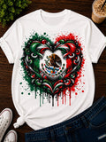 Mexico 🇲🇽 Heart Flag
