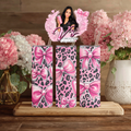 Cheetah Pink Bows Tumbler