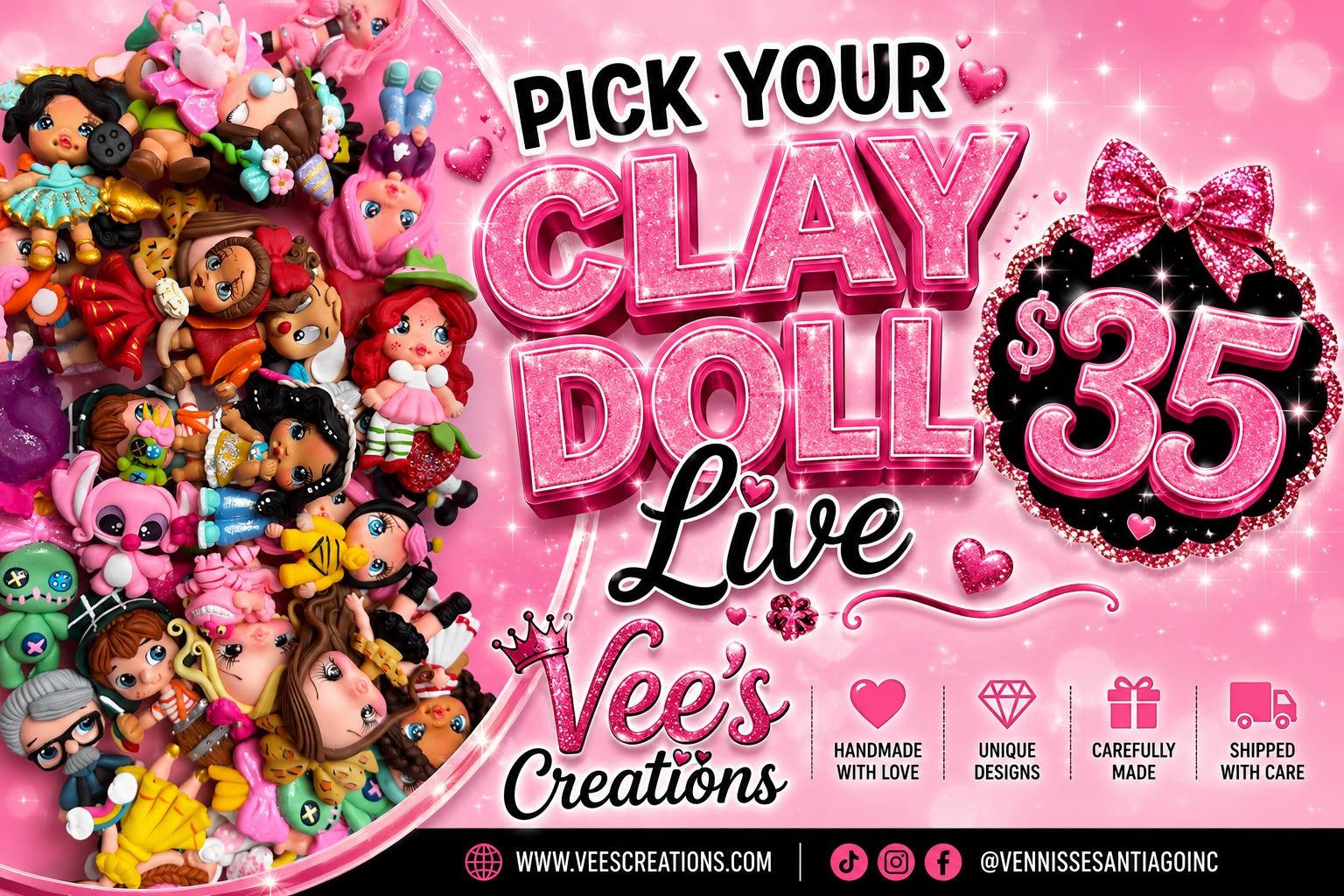 PIck Your Clay Doll Live