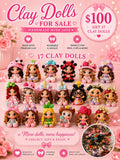 $100 Clay Doll Bundle