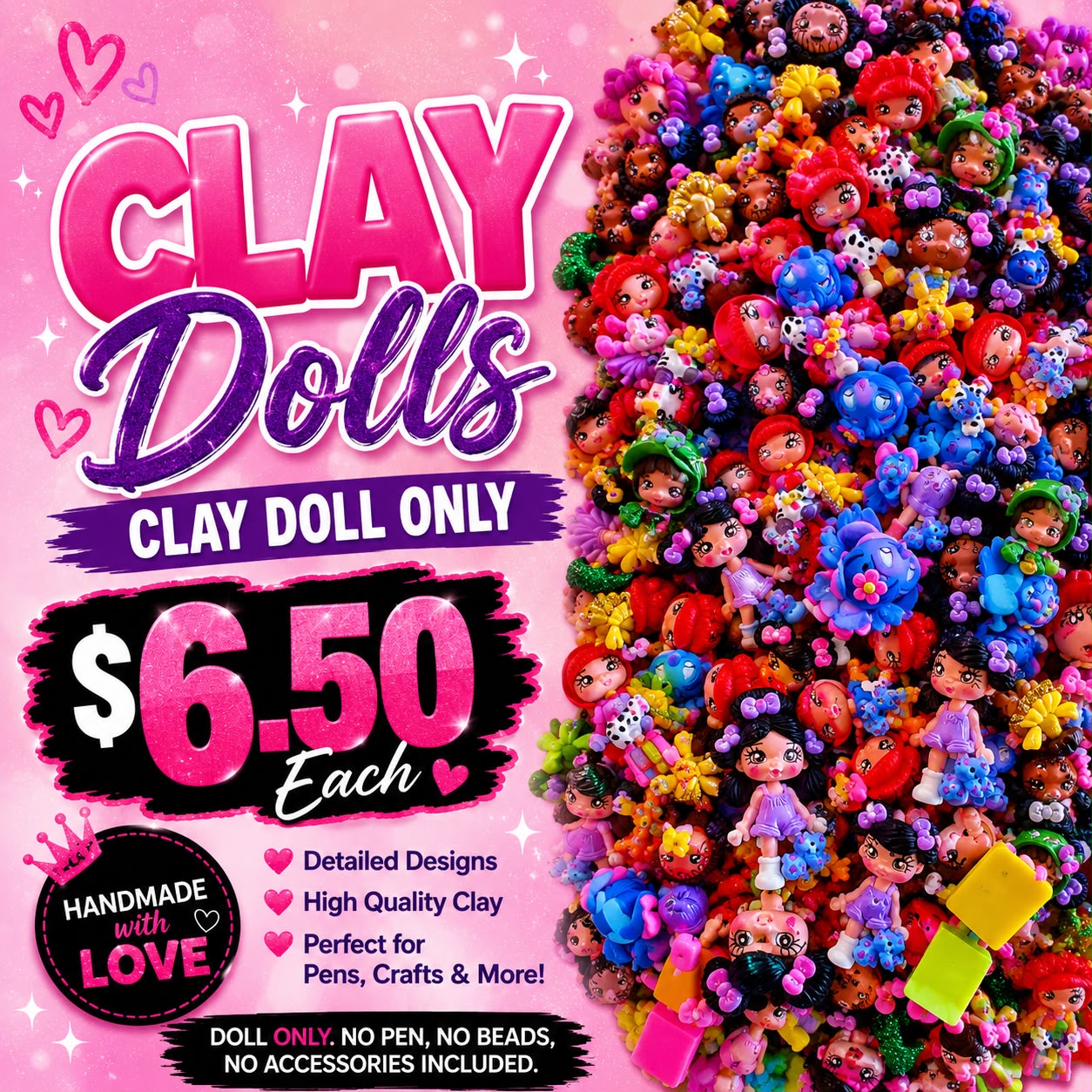 New Clay Doll Only