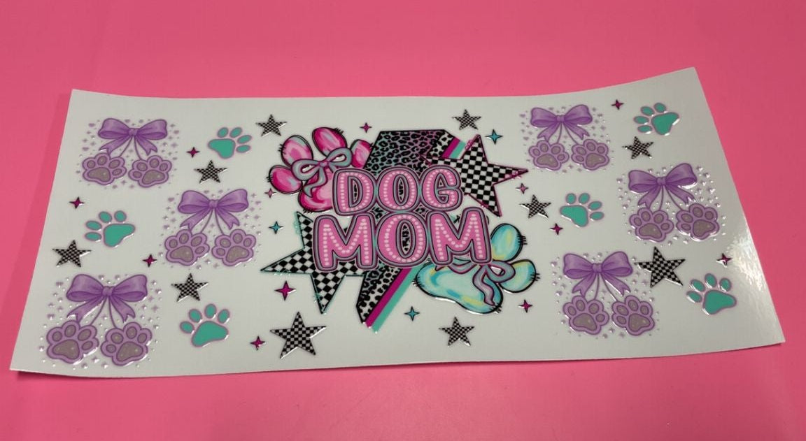 Dog Mom & Cherry Decal