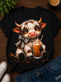 White & Brown Cow