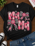 Pink Mama Checkered