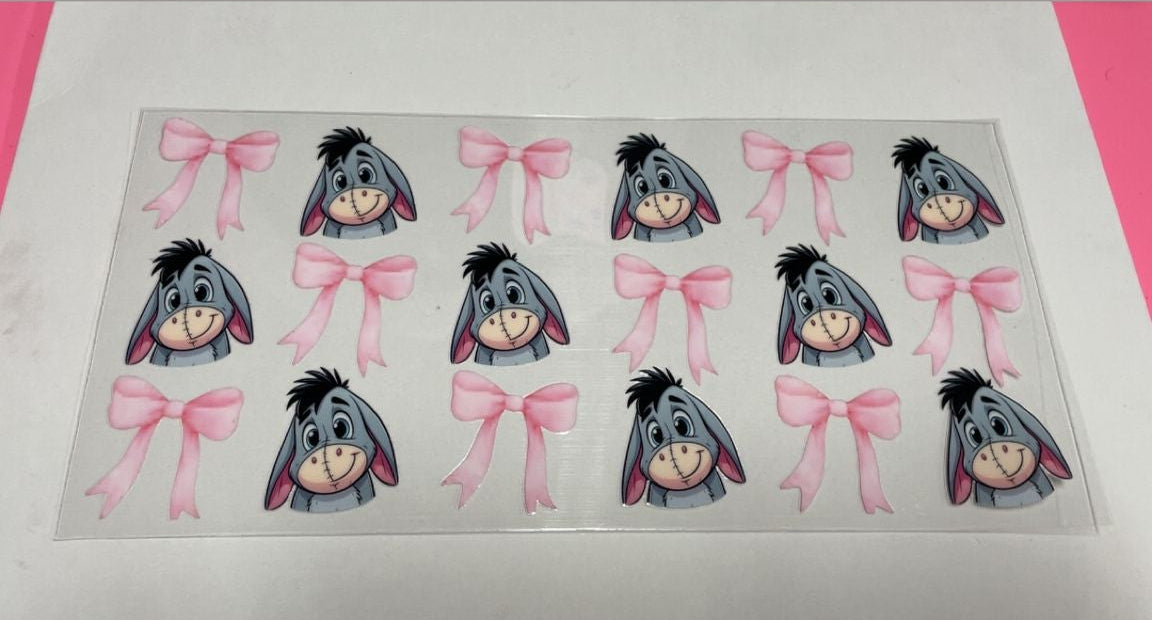 Pink Bows & Donkey