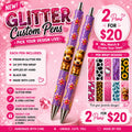 New Custom Glitter Pen