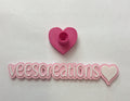 #9 Hot Pink Heart 3D Pen Stand