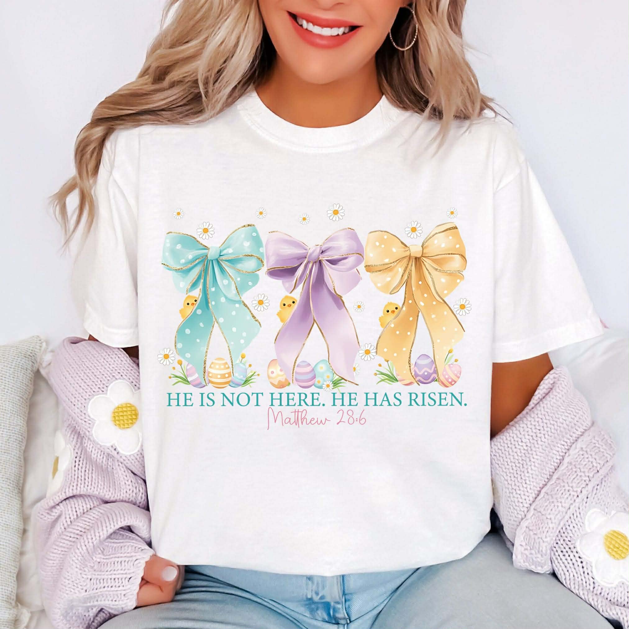 Easter Bows - He is Risen