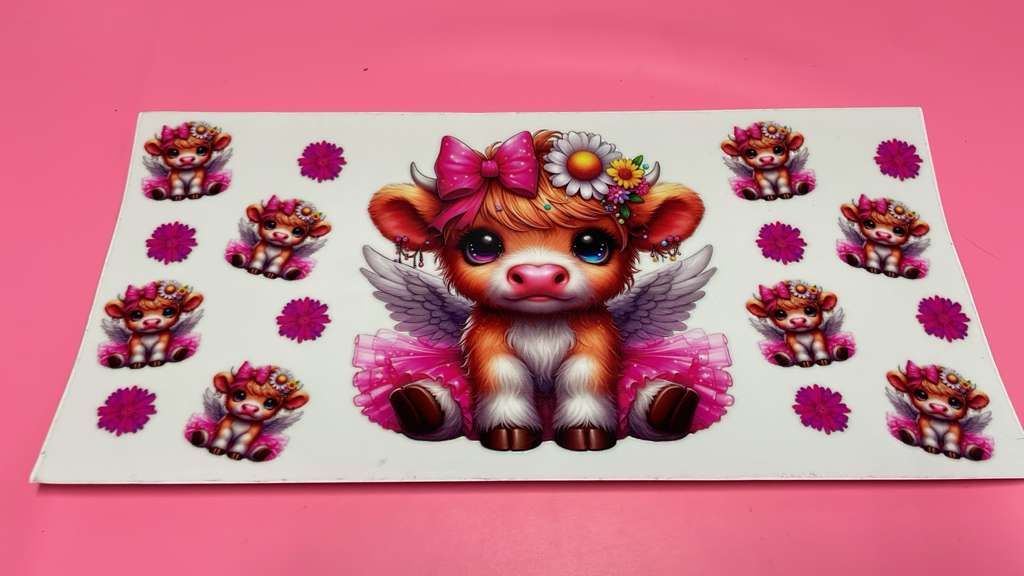 Wing Cow & Flowers