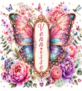 Personalized Butterfly Tumbler