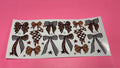 Brown & Checkered Bows Decal