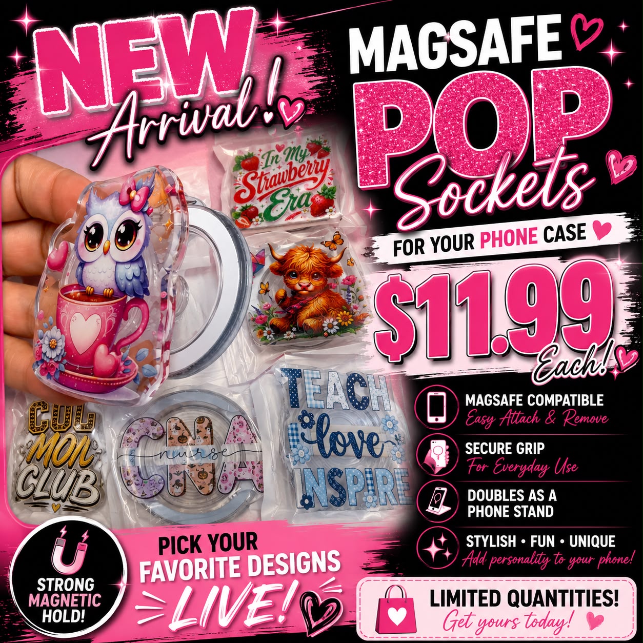 New Magsafe Pop Sockets