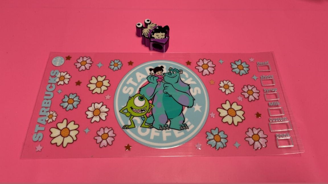Monster & Girl Matching Straw Topper