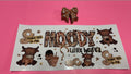 Moody Cow & Ribbon Straw Topper