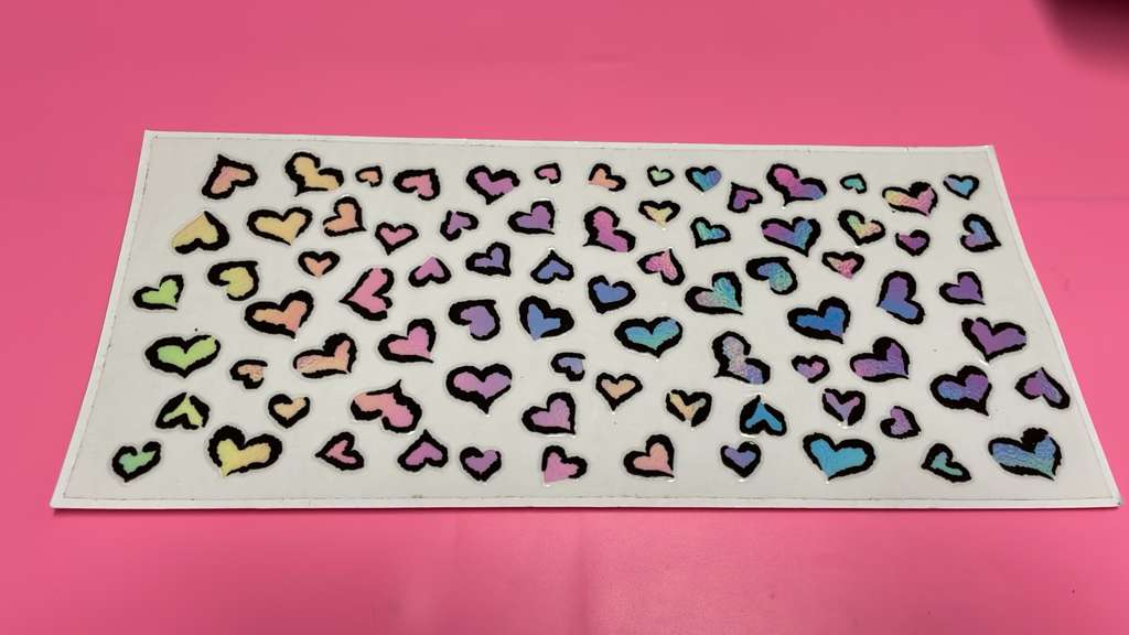Multi Color Hearts
