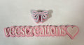 #51 Teal & Pink Ribbon 3D Straw Topper