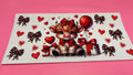 Red Bows Hearts & Cow Balloon