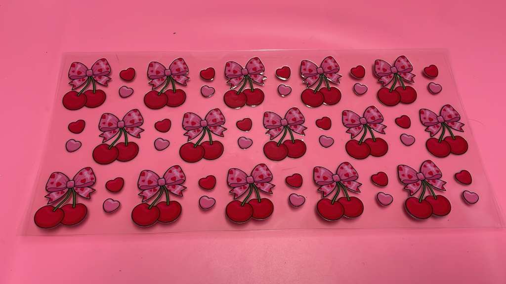 Cherries Bows & Hearts
