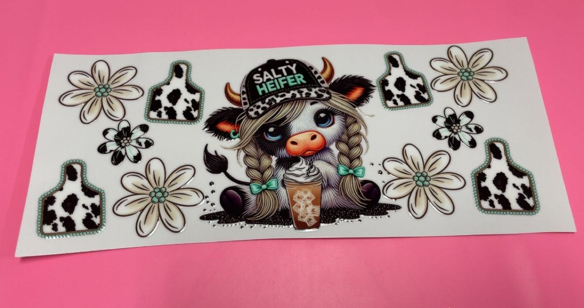 Salty Heifer Decal