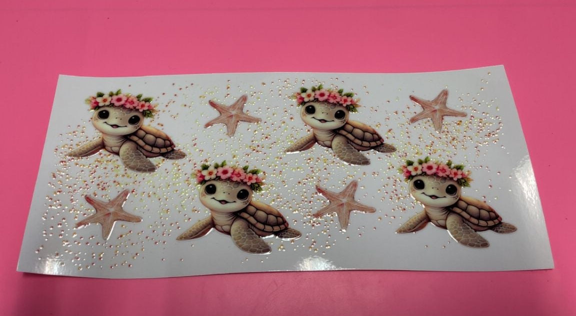 Baby Sea Star Turtle Decal