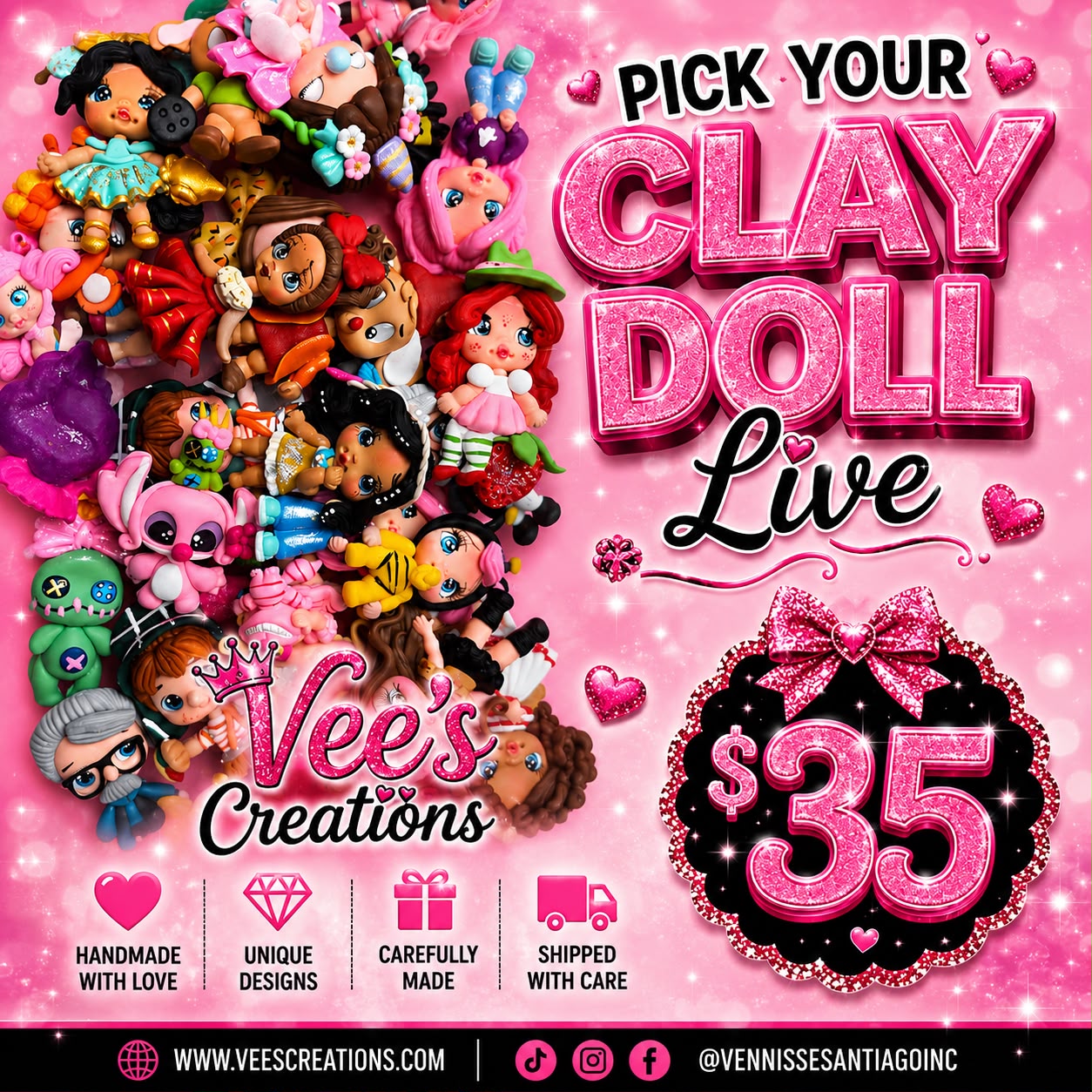 PIck Your Clay Doll Live