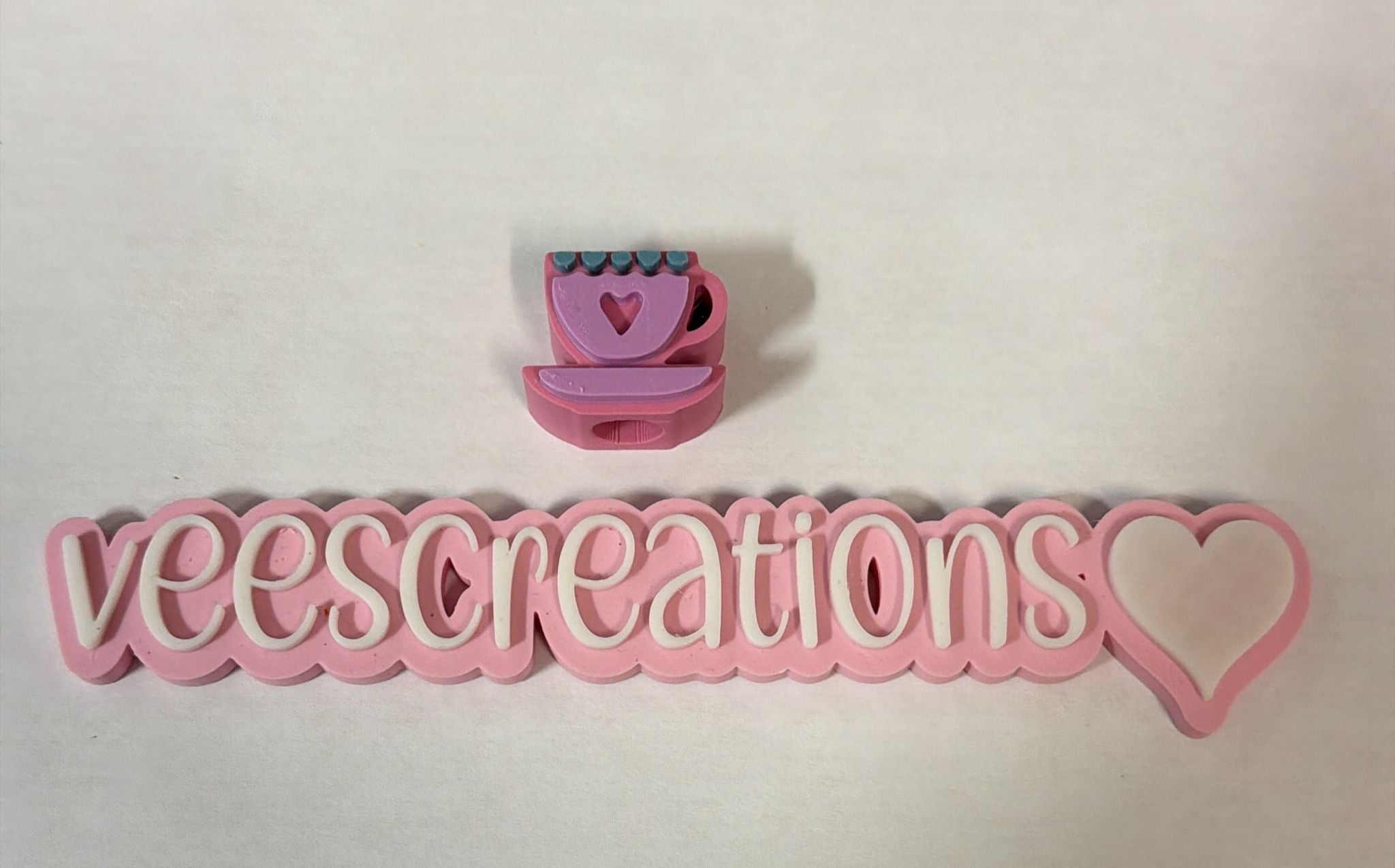 #37 Tea Cup 3D Straw Topper