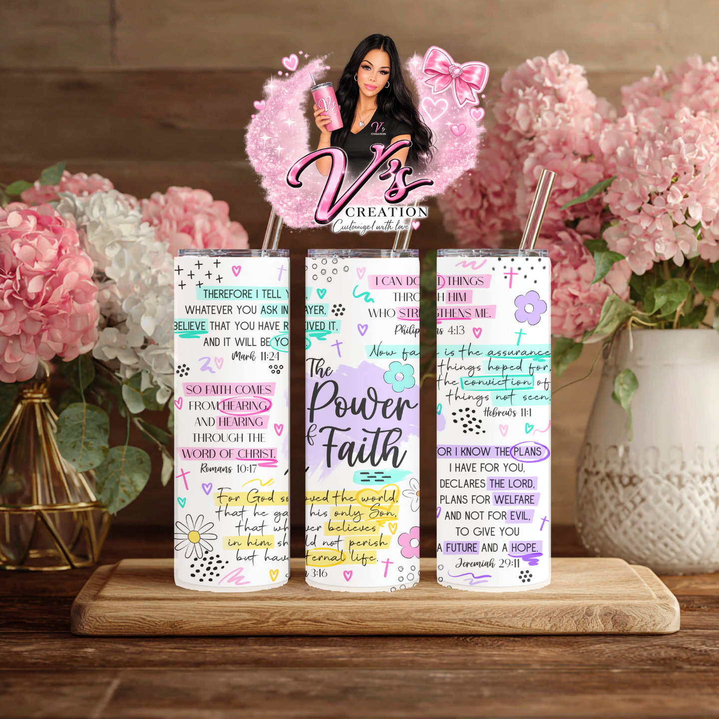 The Power Of Faith Tumbler
