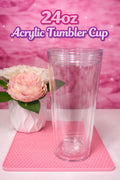 24oz Acrylic Tumbler Cup