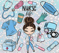 Nurse Life Tumbler Wrap