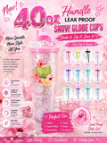 New 40oz Handle Snow Globe Cups