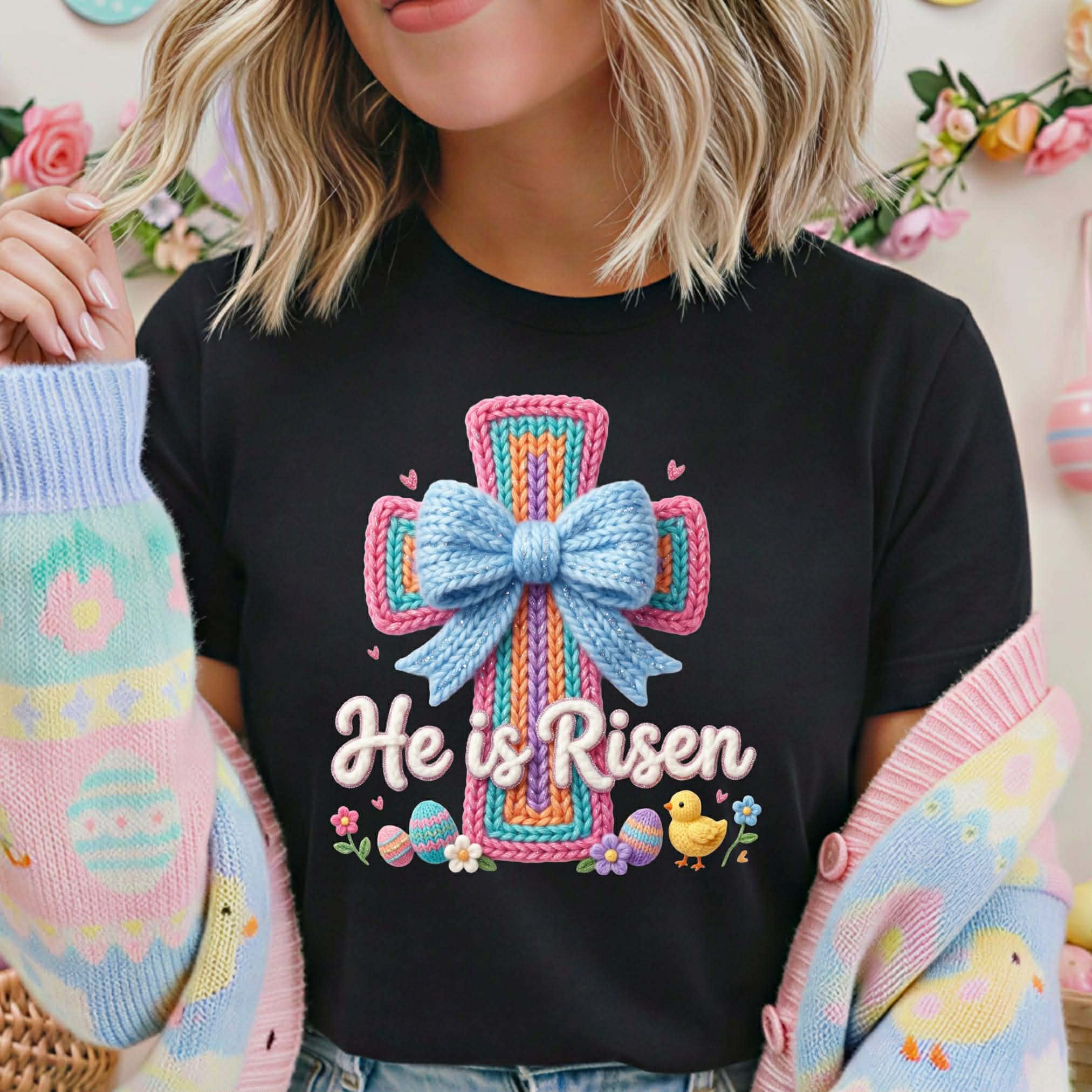 Colorful - He is Risen Crochet