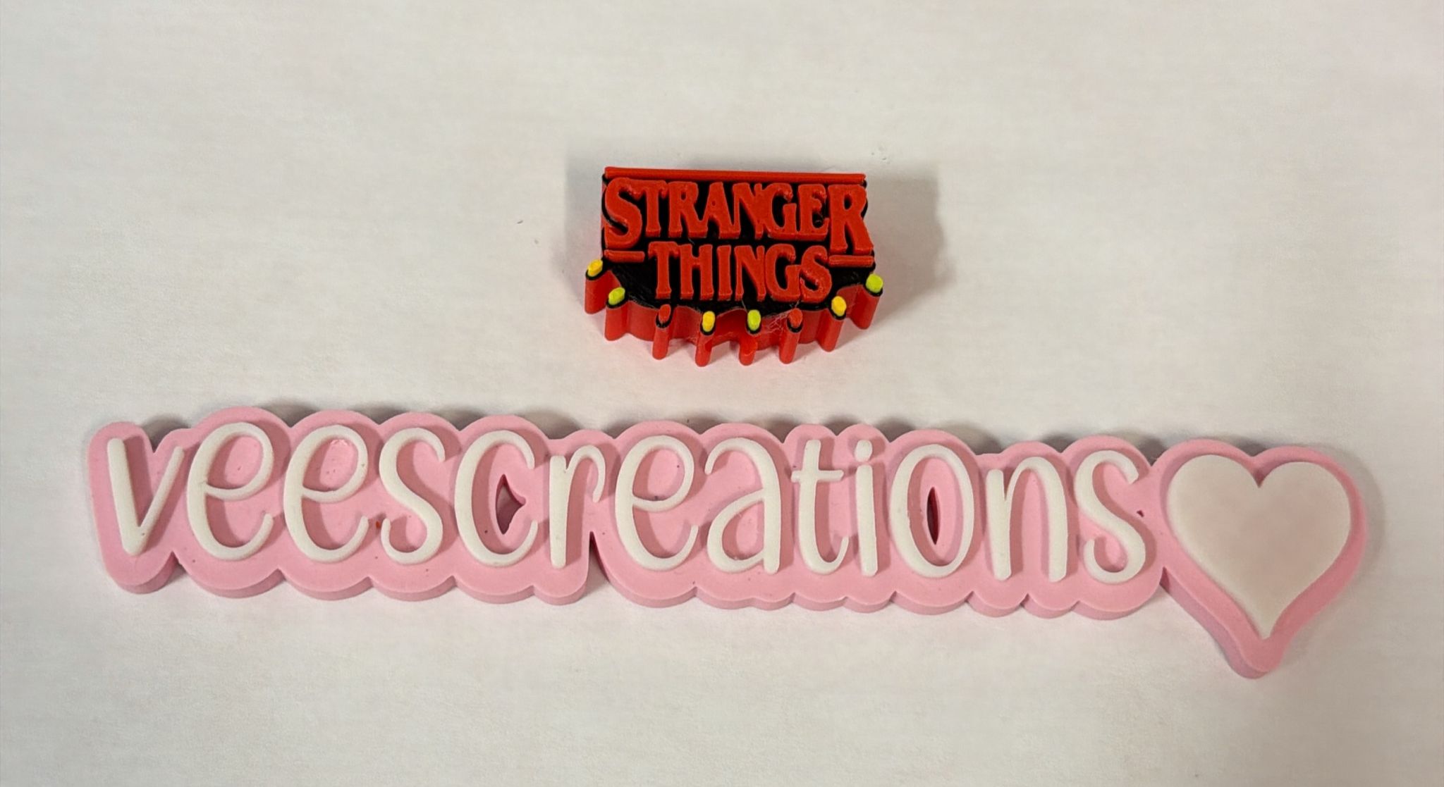 #24 Stranger Things Lights 3D Straw Topper